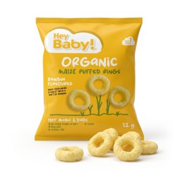 CHRUPKI KUKURYDZIANE BANANOWE OD 7 MC BIO HEYBABY