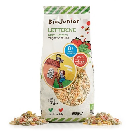 MAKARON BIOJUNIOR LITERKI DLA DZIECI OD 8 MIESIĄCA ŻYCIA