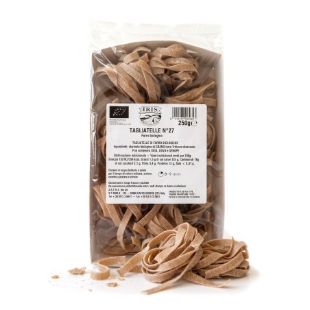 MAKARON TAGLIATELLE Z PŁASKURKI 250G BIO