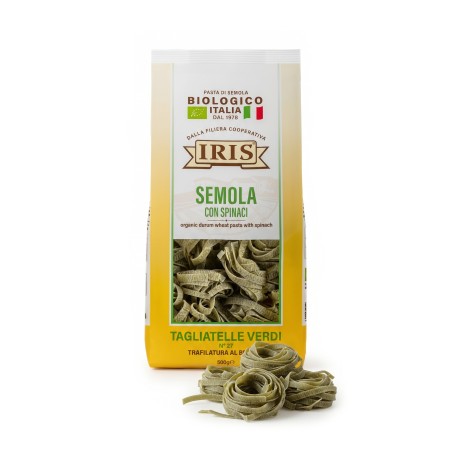 MAKARON TAGLIATELLE ZE SZPINAKIEM (SEMOLINA) 500G