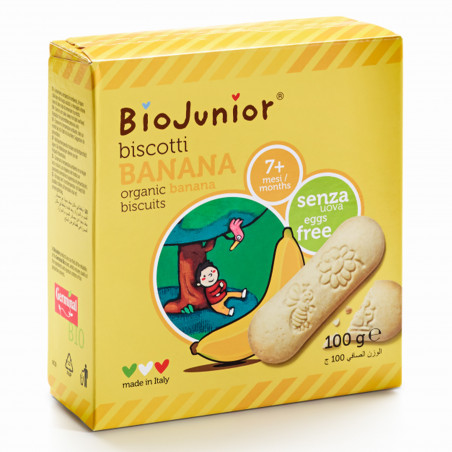 ORGANICZNE BATONIKI BANANOWE DLA DZIECI BIO JUNIOR GERIMNAL 100G