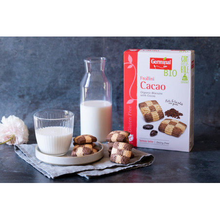 BEZGLUTENOWE ORGANICZNE CIASTECZKA Z KAKAO BIO GERMINAL