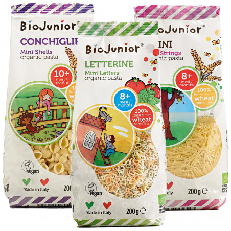 MAKARON DLA DZIECI MUSZELKI OD 10 MIESIĄCA 200G