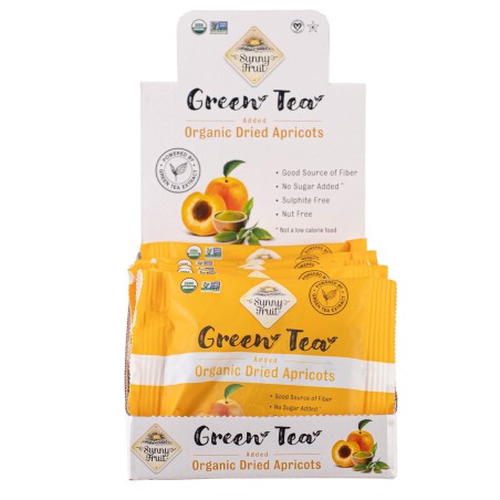 MORELE SUSZONE Z ZIELONĄ HERBATĄ SASZETKA 20G SUNUNY FRUIT PREMIUM