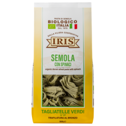 MAKARON TAGLIATELLE ZE SZPINAKIEM (SEMOLINA) 500G