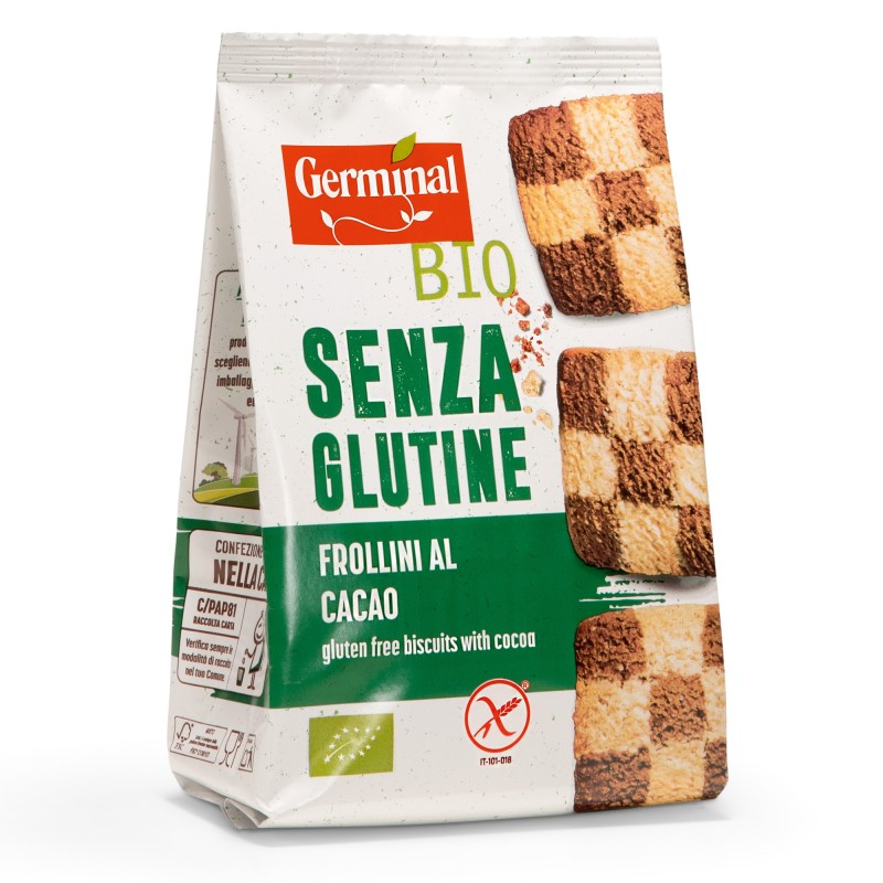 BEZGLUTENOWE ORGANICZNE CIASTECZKA Z KAKAO BIO GERMINAL