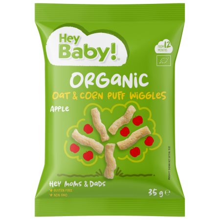 CHRUPKI JABŁKOWE 10MC+ BIO 35G HEYBABY