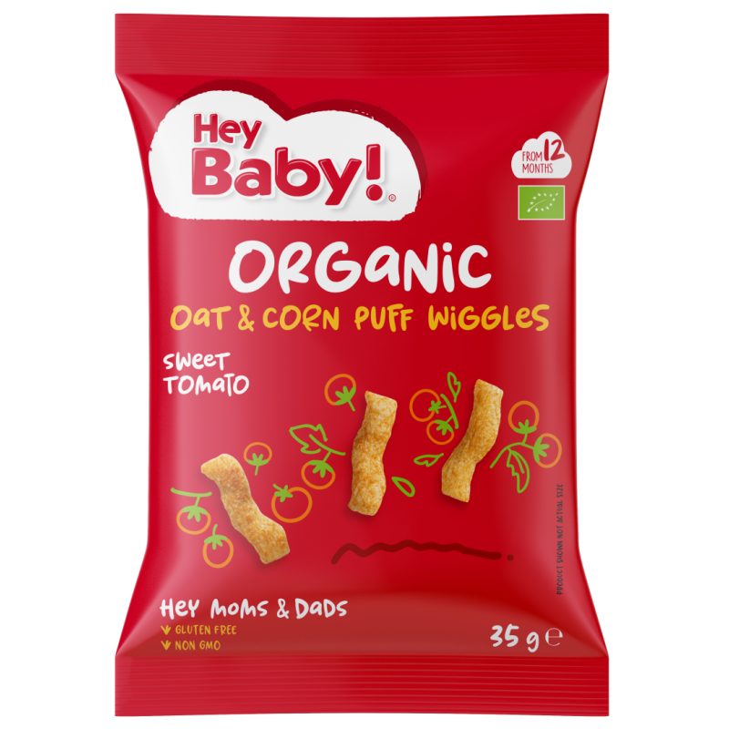 CHRUPKI POMIDOROWE 12MC+ BIO 35G HEYBABY