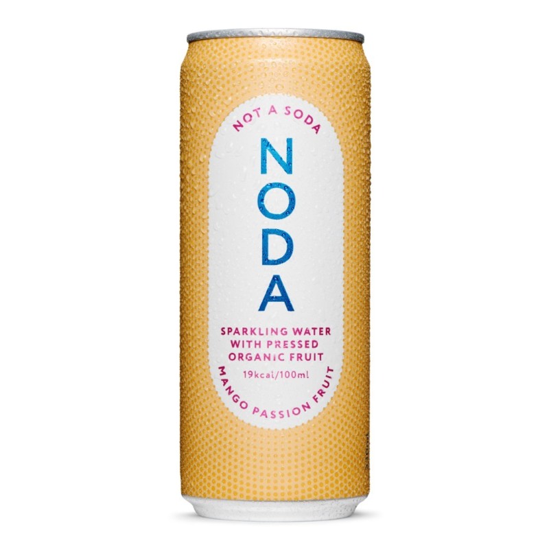 WODA GAZOWANA Z SOKIEM OWOCOWYM B/C MANGO-MARAKUJA BIO 330 ML [NODA]