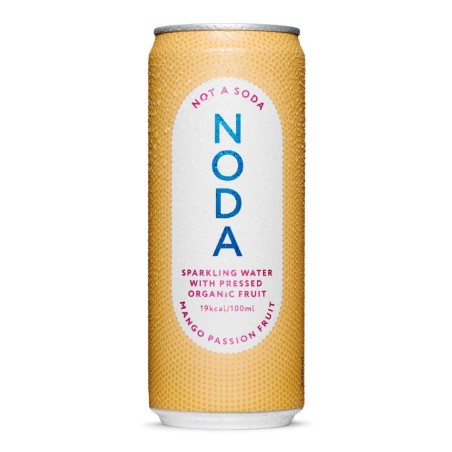 WODA GAZOWANA Z SOKIEM OWOCOWYM B/C MANGO-MARAKUJA BIO 330 ML [NODA]