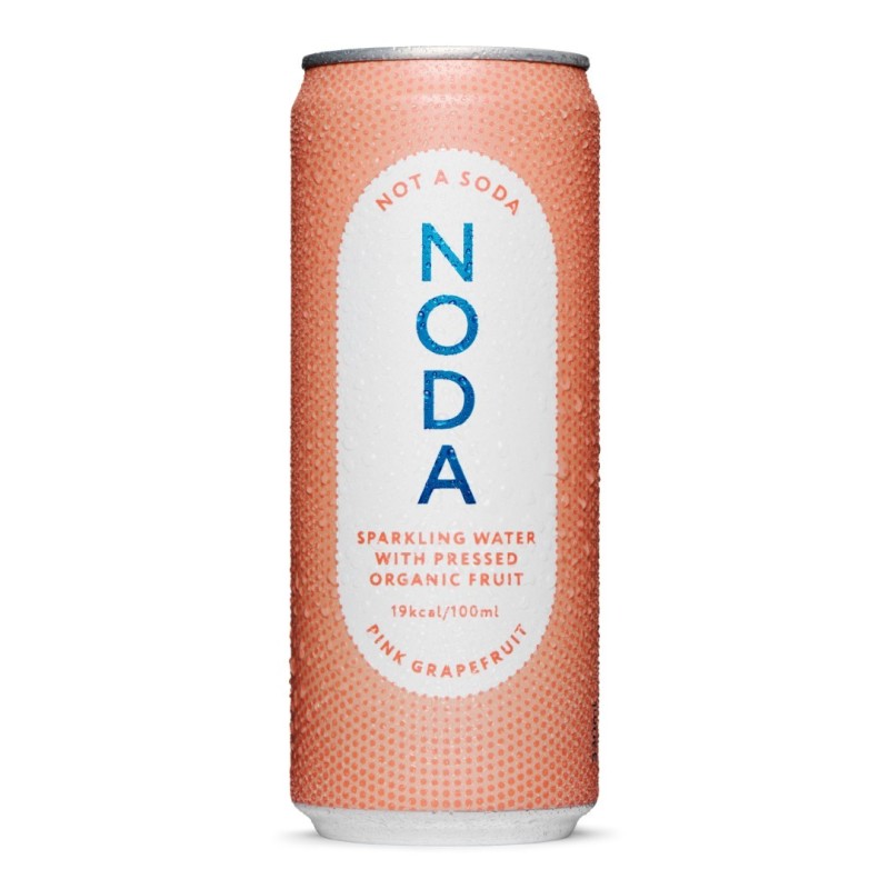 WODA GAZOWANA Z SOKIEM OWOCOWYM B/C RÓŻOWY GREJPFRUT BIO 330 ML - NODA