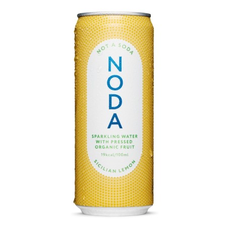 24x WODA GAZOWANA Z SOKIEM OWOCOWYM B/C CYTRYNA SYCYLIJSKA BIO 330 ML - NODA