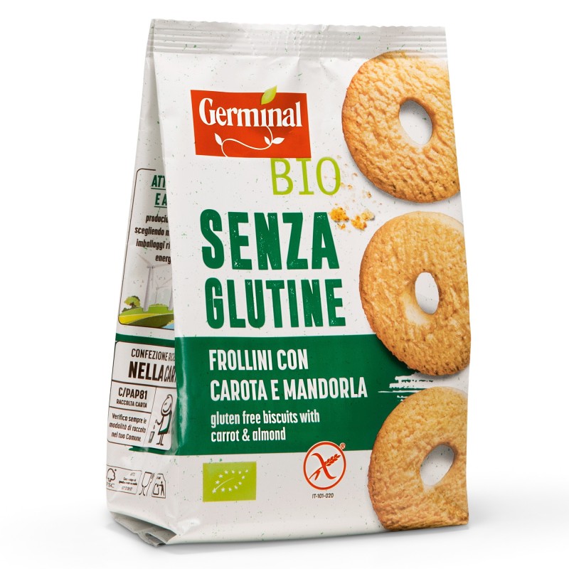 BEZGLUTENOWE ORGANICZNE CIASTECZKA GRYCZANE Z MIGDAŁAMI BIO GERMINAL 250G