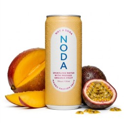 WODA GAZOWANA Z SOKIEM OWOCOWYM B/C MANGO-MARAKUJA BIO 330 ML NODA