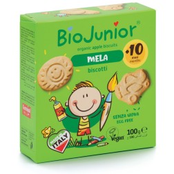 ORGANICZNE HERBATNIKI JABŁKOWE DLA DZIECI BIOJUNIOR
