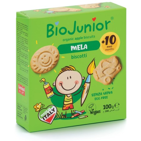 ORGANICZNE HERBATNIKI JABŁKOWE DLA DZIECI BIO JUNIOR GERIMNAL 100G