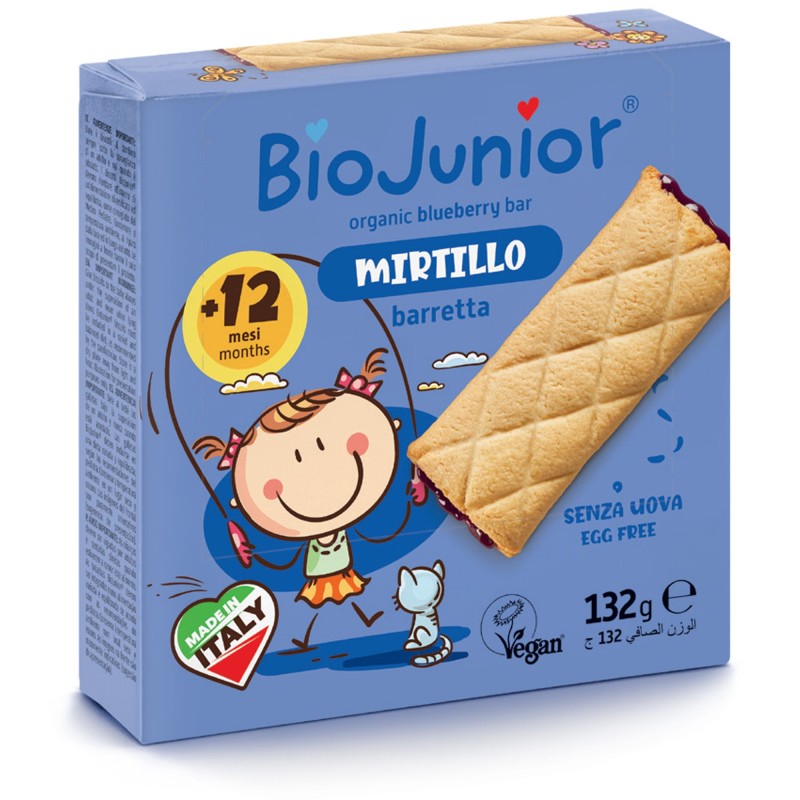 ORGANICZNE BATONIKI NADZIEWANE JAGODAMI DLA DZIECI