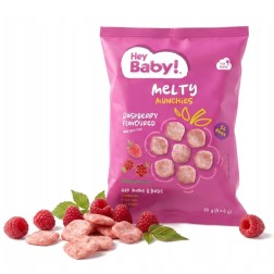 CHRUPKI MELTY MUNCHIES MALINOWE 9MC+ (5x6g) 30G [HEYBABY]