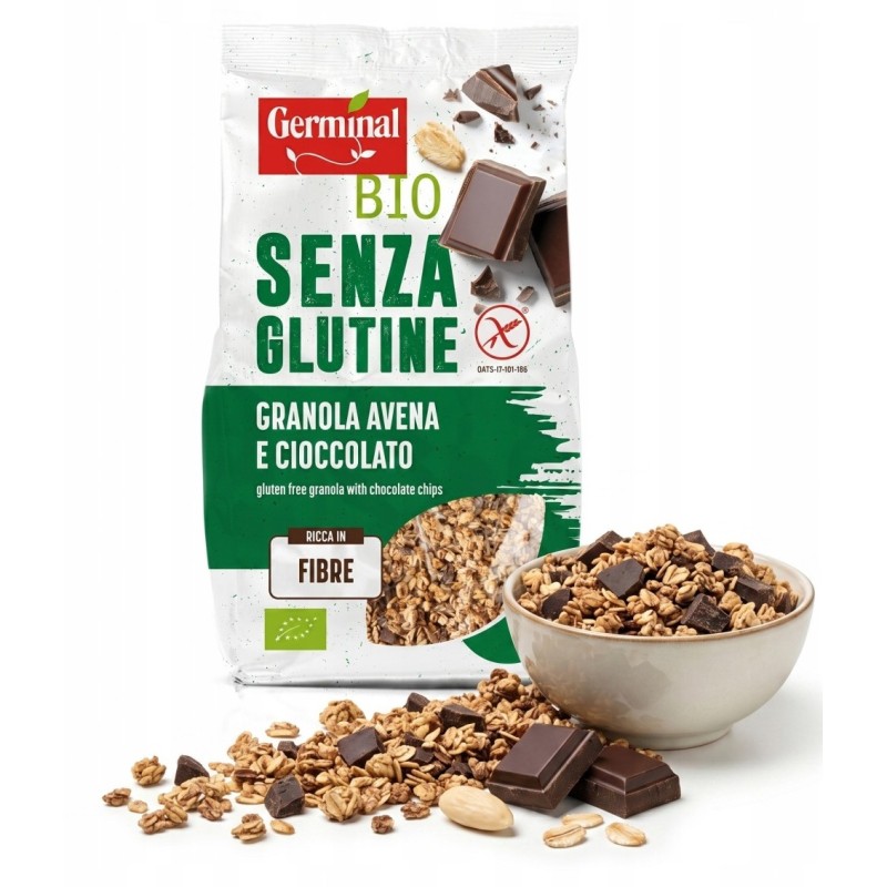 BEZGLUTENOWA GRANOLA CZEKOLADOWA Z KOKOSEM