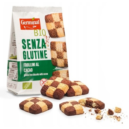 BEZGLUTENOWE ORGANICZNE CIASTECZKA Z KAKAO BIO GERMINAL