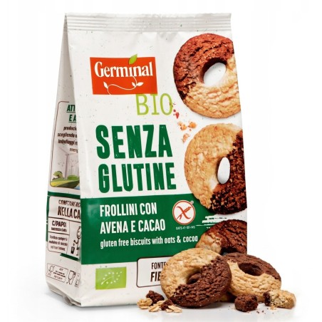 BEZGLUTENOWE CIASTECZKA OWSIANO-KAKAOWE 250G