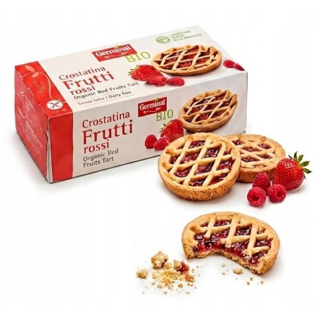 BEZGLUTENOWA TARTA Z CZERWONYMI OWOCAMI 200G GERMINAL