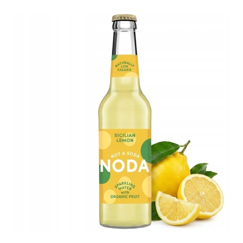 copy of WODA GAZOWANA Z SOKIEM OWOCOWYM B/C CYTRYNA SYCYLIJSKA BIO 330 ML - NODA