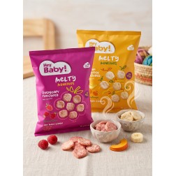 CHRUPKI MELTY MUNCHIES MALINOWE 9MC+ (5x6g) 30G [HEYBABY]