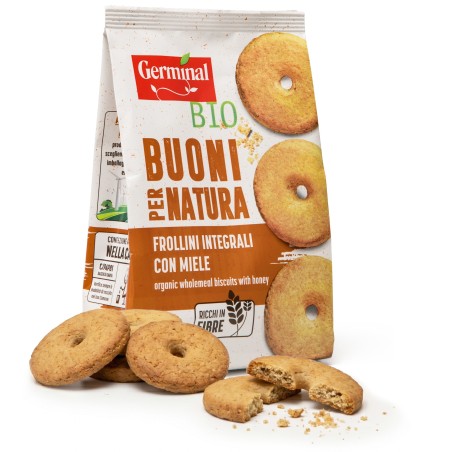 CIASTECZKA PEŁNOZIARNISTE Z MIODEM BIO GERMINAL 280G