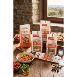 MAKARON PÓŁPEŁNY FUSILLI BIO 500G